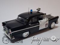 Полицейские машины мира №1 Ford Fairlane Town Sedan полиция Детройта (1956) PMM01-2 [GS]*