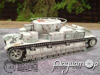 Трьохбаштовий середній танк Т-28 командирський, зимовий камуфляж (1935) 629023 [CA]
