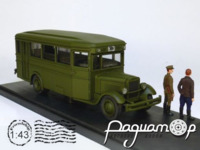 ЗиC-8 из к/ф «Место встречи изменить нельзя» с фигурками Г. Жиглова и В. Шарапова (1945) 685092 [KM]