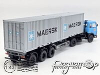 МАЗ-5432 з напівпричепом-контейнеровозом МАЗ-938920 «Maersk» (2000) 512744