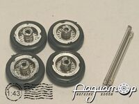 Комплект коліс (для Jaguar XK-140) 666265 [IS]