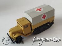 Mercedes-Benz 3000 Ersatz Maultier німецький санітарний автомобіль, Курляндія (1944) 586268 [IO]