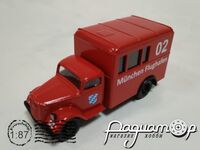 Opel Blitz німецький пожежний автомобіль, Мюнхенський Аеропорт, Баварія (1938) 586276 [IO]