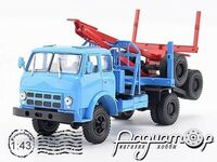 Легендарные грузовики СССР №116, МАЗ-509А лесовоз (1978) LGS116