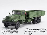 Легендарные грузовики СССР №114, КрАЗ-257Б1 бортовой (1965) LGS114