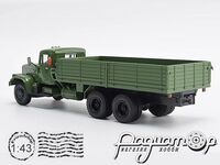 Легендарные грузовики СССР №114, КрАЗ-257Б1 бортовой (1965) LGS114