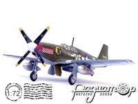 North American P-51B Mustang USAAF 4th FG, 336th FS, #43-6913 Shangri-La, Don Gentile, RAF Debden, England, March (1944) 4606LA