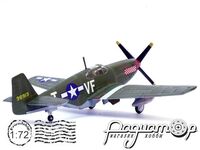 North American P-51B Mustang USAAF 4th FG, 336th FS, #43-6913 Shangri-La, Don Gentile, RAF Debden, England, March (1944) 4606LA