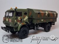 КамАЗ-4350 4x4 бортовий, з тентом (2000) 198153 [GS]*