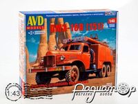 Збірна модель Пожежний автомобіль ПМЗ-16В (151) 1672AVD [MA]