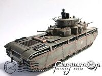 Тяжёлый танк Т-35 командирский, с танкистом (1936) 257485 [BR]