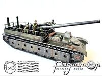 Самоходная установка СУ-14-1 на базе Т-35, с экипажем (6 фигурок) (1936) 257486 [BR]