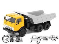 Kultowe ciezarowki PRL-u №82, КамАЗ-5511 самосвал (1977) PRLLG082