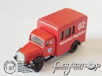 Mercedes-Benz 3000 Diesel Пожарное Управление Баварии, Аэропорт Мюнхена (1943) 586292 [IO]