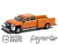 Chevrolet Silverado 3500HD Service Bed Snow Plow (2018) 46060-B [DB]