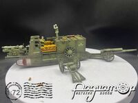 Gun Carrier Mark I +  6-inch howitzer + 60-pounder gun (с фигурками) (1917) 754505