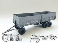 Полуприцеп тракторный самосвальный 3ПТС-12 (ММЗ-768Б) (1972) 257506 [BR]