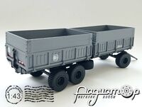Полуприцеп тракторный самосвальный 3ПТС-12 (ММЗ-768Б) (1972) 257506 [BR]