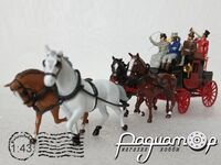 Passenger Coach & Horses (1820) 5873 [US]