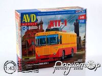 Сборная модель КТГ-1 троллейбус грузовой 4092AVD [SV]