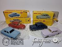 Набір моделей Panhard P.L. 17, Ford Zephyr, Volvo 122S, Ford Vedette (4 моделі) 198204 [GS]
