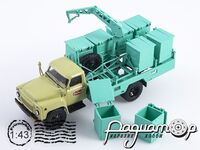 Контейнерний сміттєвоз М-30 на шасі ГАЗ-53 (1980) SSM1492