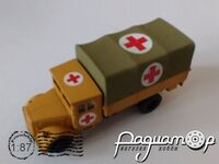 Mercedes-Benz 3000 Ersatz немецкий санитарный автомобиль (1944) 586306 [IO]