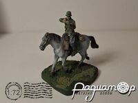 Немецкий всадник с  белой лошадью (1 фигрука) 440091 [ZI]