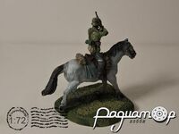 Немецкий всадник с  белой лошадью (1 фигрука) 440091 [ZI]