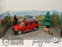 Диорама с Mercedes Benz ML-Class (2000) 666677 [IS]