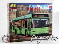 Збірна модель Автобус МАЗ-103 (Рестайлінг) 4096AVD