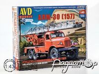 Сборная модель Пожарная автолестница АЛМ-30 (157) 1669AVD