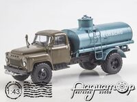 Легендарные грузовики СССР №115, Автоцистерна АЦ-4,2-53А на шасси ГАЗ-53А (1966) LGS115 [MA]