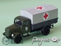 Mercedes-Benz 3000 санитарный автомобиль стентом из состава XXII корпуса (1944) 586343 [IO]