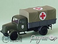 Mercedes-Benz 3000 санитарный автомобиль с тентом из состава XXII корпуса (1944) 586344 [IO]