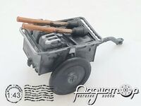 Прицеп с фауст патронами и канистрами (для Kettenkrad HK 101, мотоцикла с коляской и т.д.) 257523 [BR]