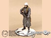 Немецкий солдат с пулеметом, зима (1 фигурка) 837269 [AU]