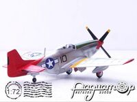 North American P-51D Mustang 100th FS.353nd FG.ETO «Герцогиня Арлін», європейський театр бойових дій (1944) 14663PE