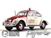 Поліцейські Машини світу №80, Volkswagen Beetle Поліція Афганістану (1970) PMM80 [MA]