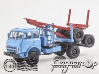 Легендарные грузовики СССР №116, МАЗ-509А лесовоз (1978) LGS116 [MA]