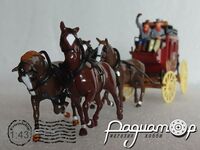 Wells Fargo Stagecoach (1875) 6445 [US]