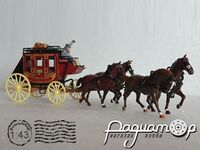 Wells Fargo Stagecoach (1875) 6445 [US]