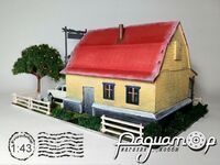 Диорама Дом с участком (с фигурками) (18х27.5х13см) 257539 [BR]
