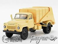 Легендарные грузовики СССР №121, Мусоровоз 53М на шасси ГАЗ-53 (1975) LGS121