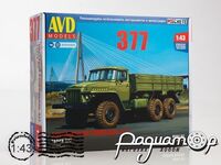 Збірна модель УРАЛ-377 бортовий 1393AVD [MA]