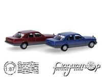 Набір збірних моделей Mercedes-Benz S-Klasse W126 (2 моделі) 013727-004