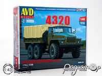 Сборная модель УРАЛ-4320 1394AVD [MA]