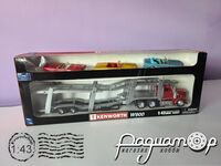 Kenworth W900 автовоз (+ 3 модели) (1986) 124006 [MK]