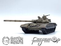 Основний бойовий танк Т-72А пустельних камуфляж (з фігуркою верблюда) (1980) 549041