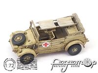 Volkswagen Kubelwagen Type 82, санитарный вариант, Африканский корпус (DAK) (1943) LE2027